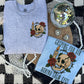 GASPING FOR AIR BEHIND CALM EYES (Includes front and back)- DTF&UV
