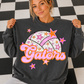 Volleyball Pink Orange Stars Mascot (Dropdown)- DTF&UV