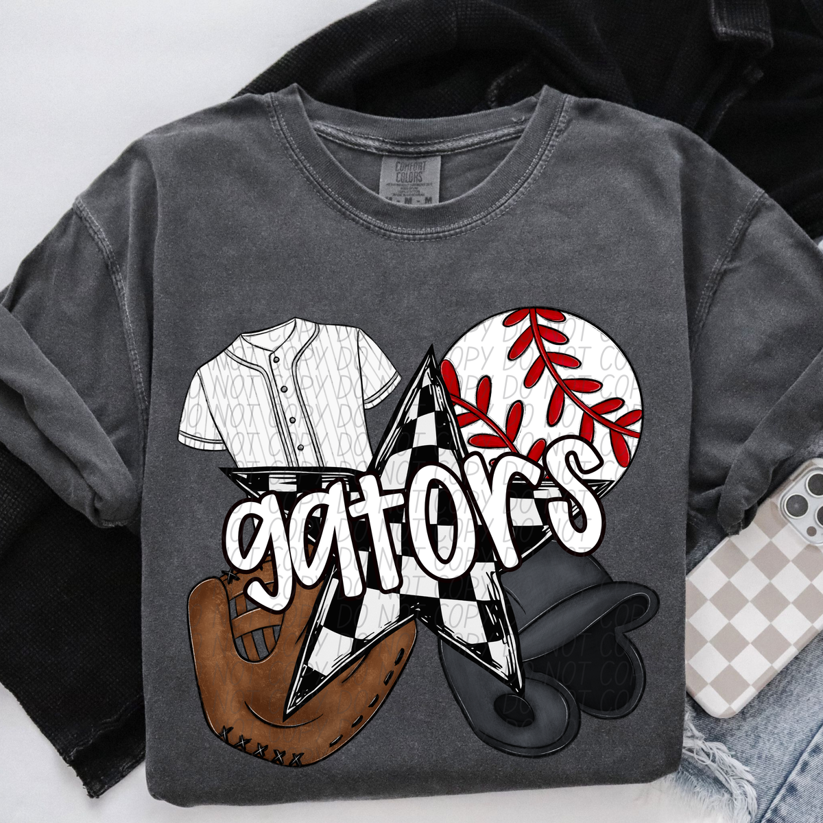 Baseball Mascots (Dropdown)-DTF