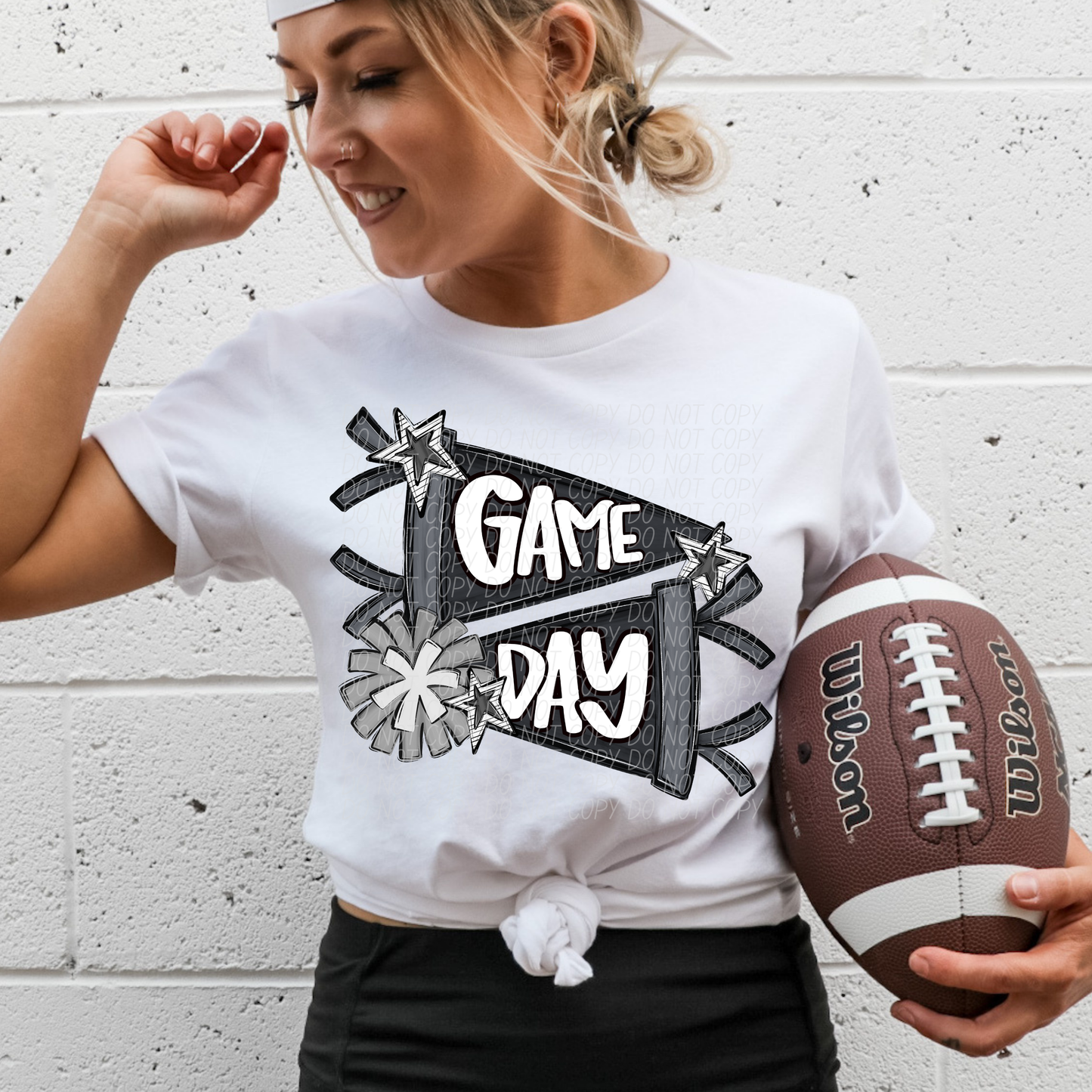 Game day Cheer Flag (dropdown)-DTF&UV