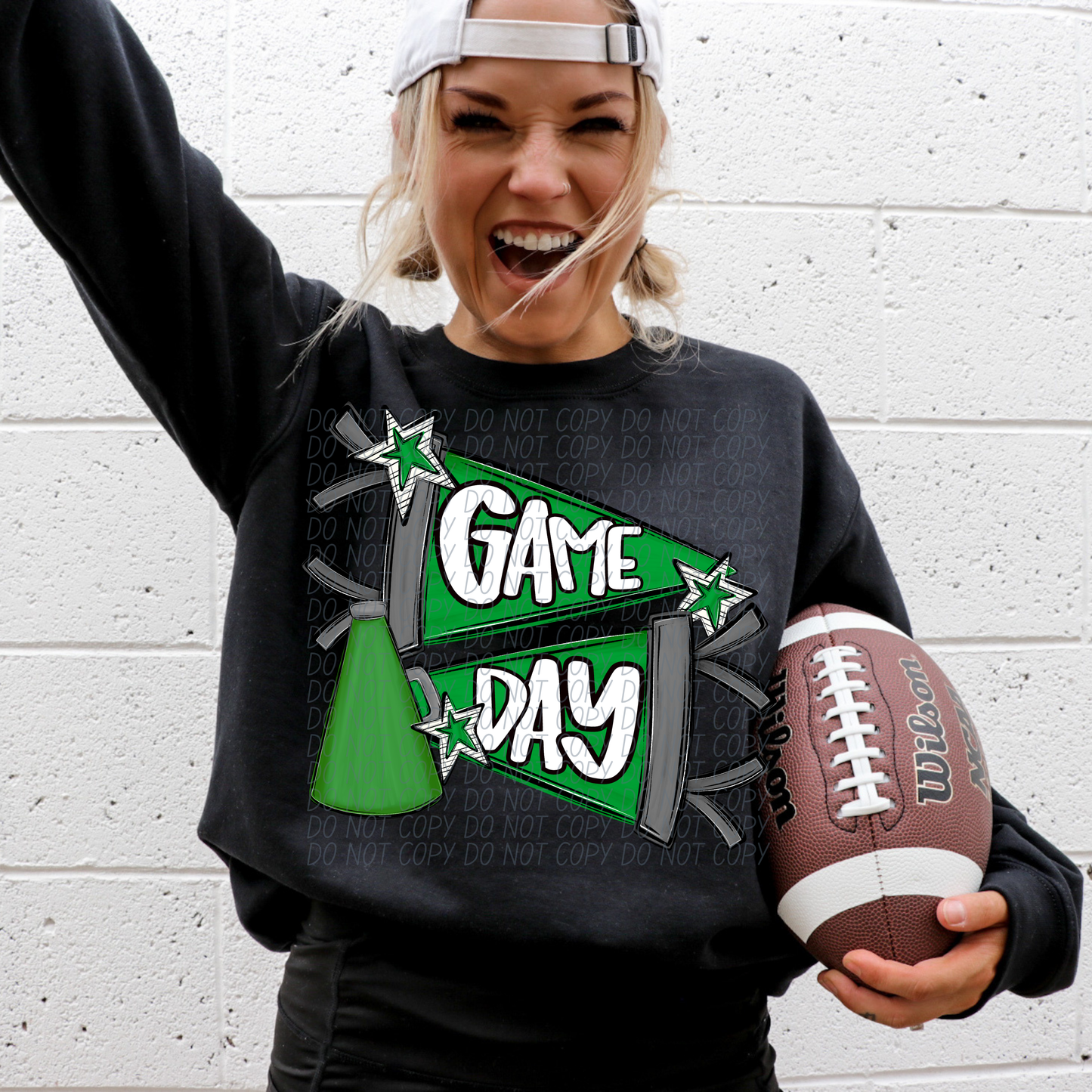 Game day Cheer Flag (dropdown)-DTF&UV