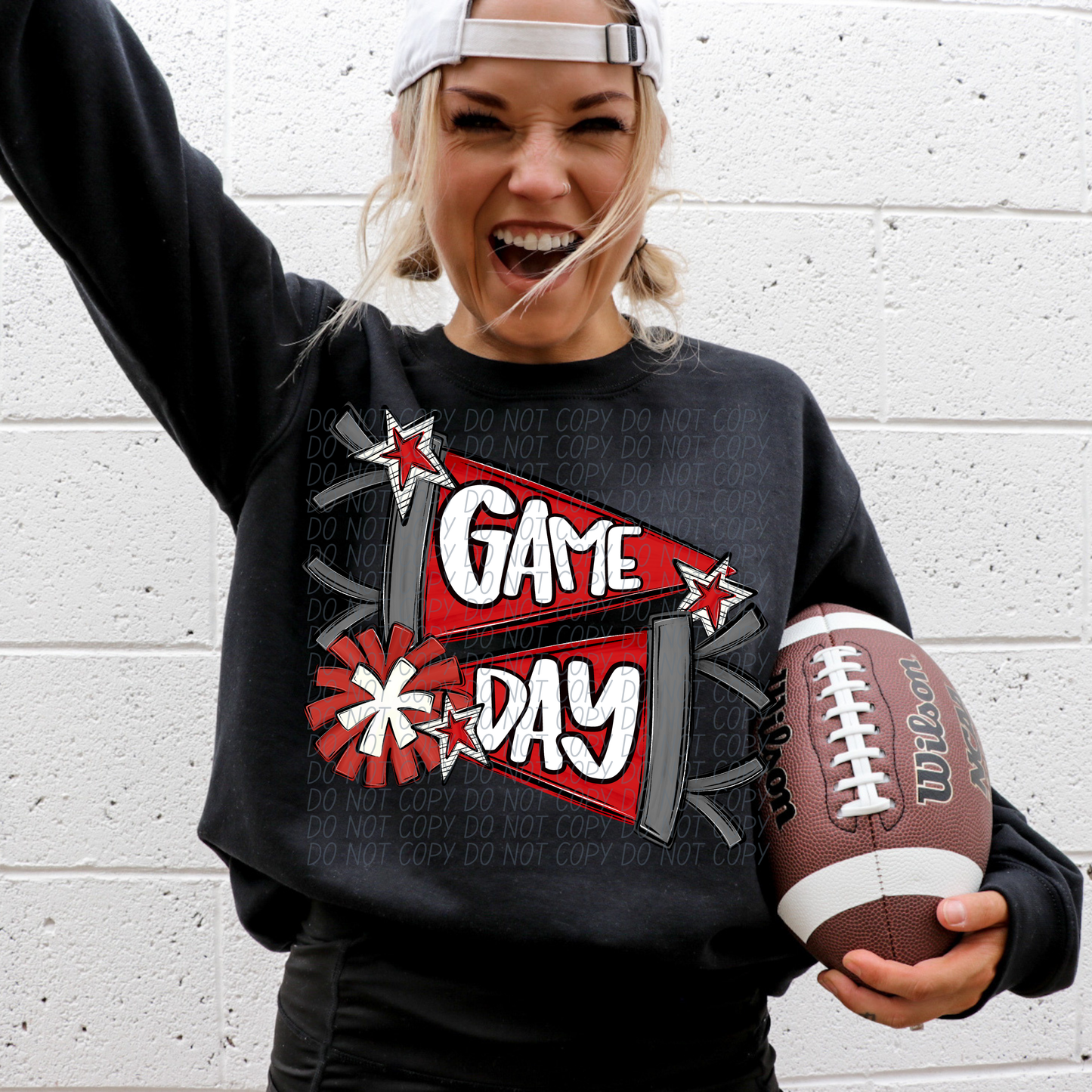 Game day Cheer Flag (dropdown)-DTF&UV