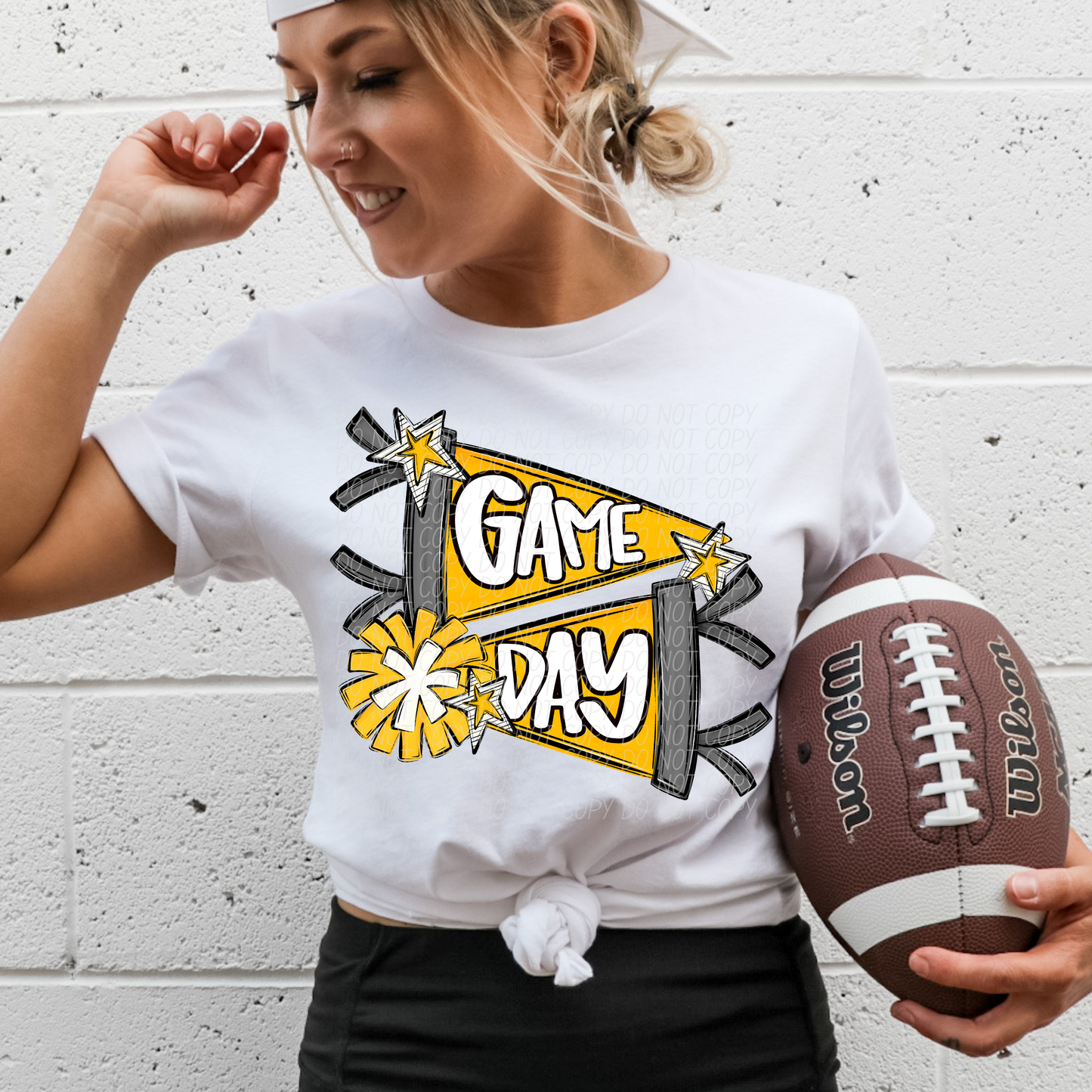 Game day Cheer Flag (dropdown)-DTF&UV