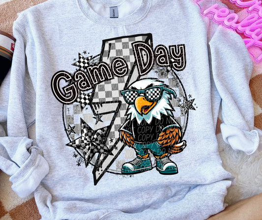 Game Day Eagles midnight green-DTF