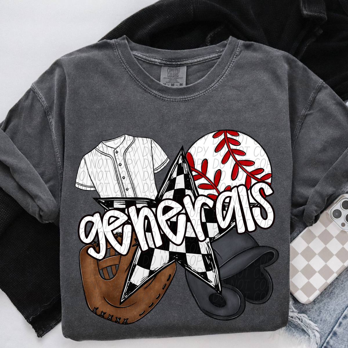 Baseball Mascots (Dropdown)-DTF