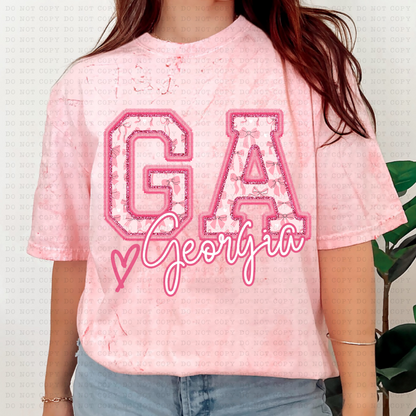 PINK COQUETTE STATES(Dropdown)-DTF