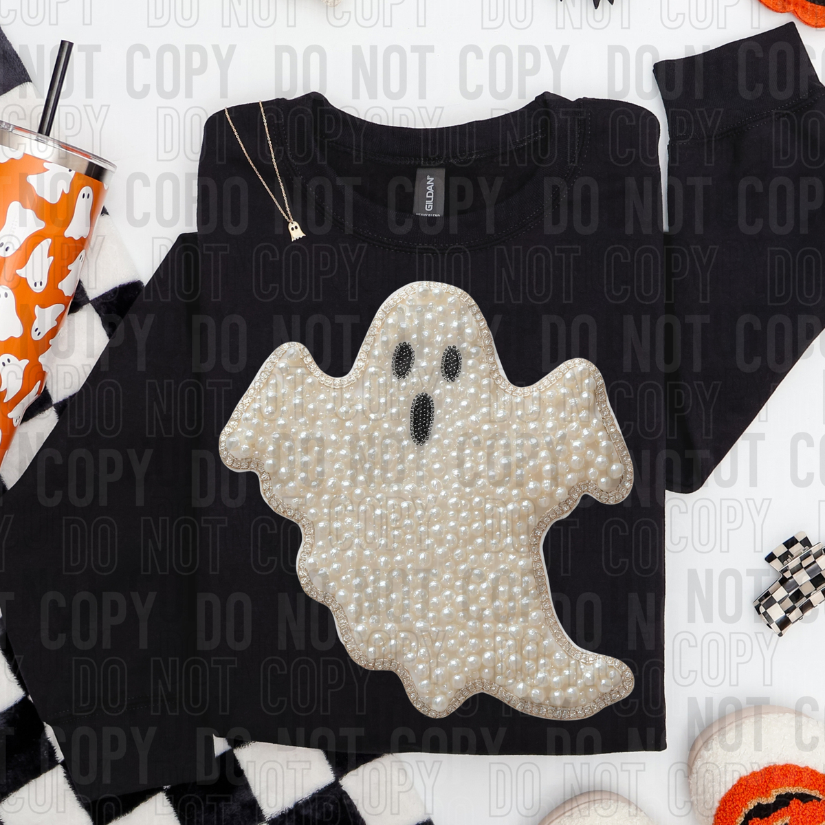 GHOST FAUX PEARLS_ -DTF&UV