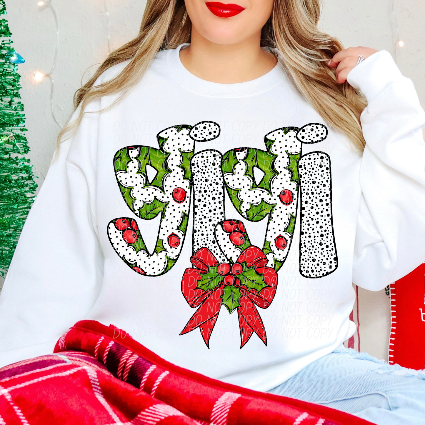 Holly Dot Names (DROPDOWN)-DTF&UV