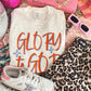 GLORY to GOD red blue -DTF&UV