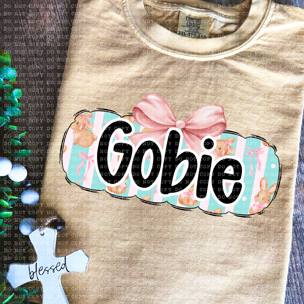 COQUETTE BUNNY NAMES(all in dropdown)-DTF