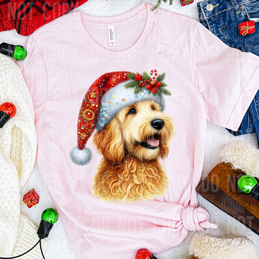 Christmas Golden Doodle-DTF