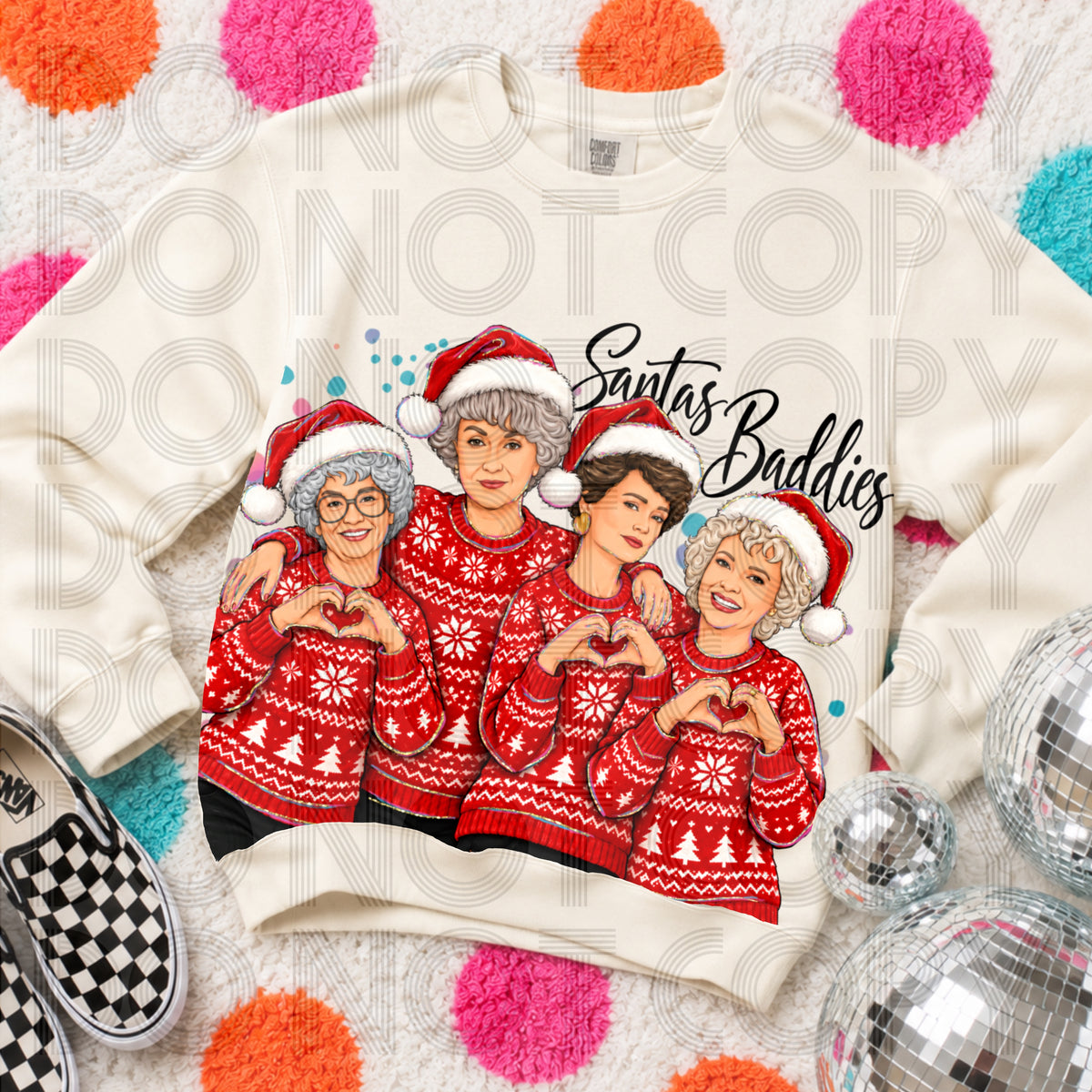 GOLDEN GIRLS SANTAS BADDIES-DTF