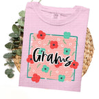 Floral Dotted 74 Names: Nana, Teacher, Nurse ECT. (ALL IN THIS LISTING WITH DROPDOWN)