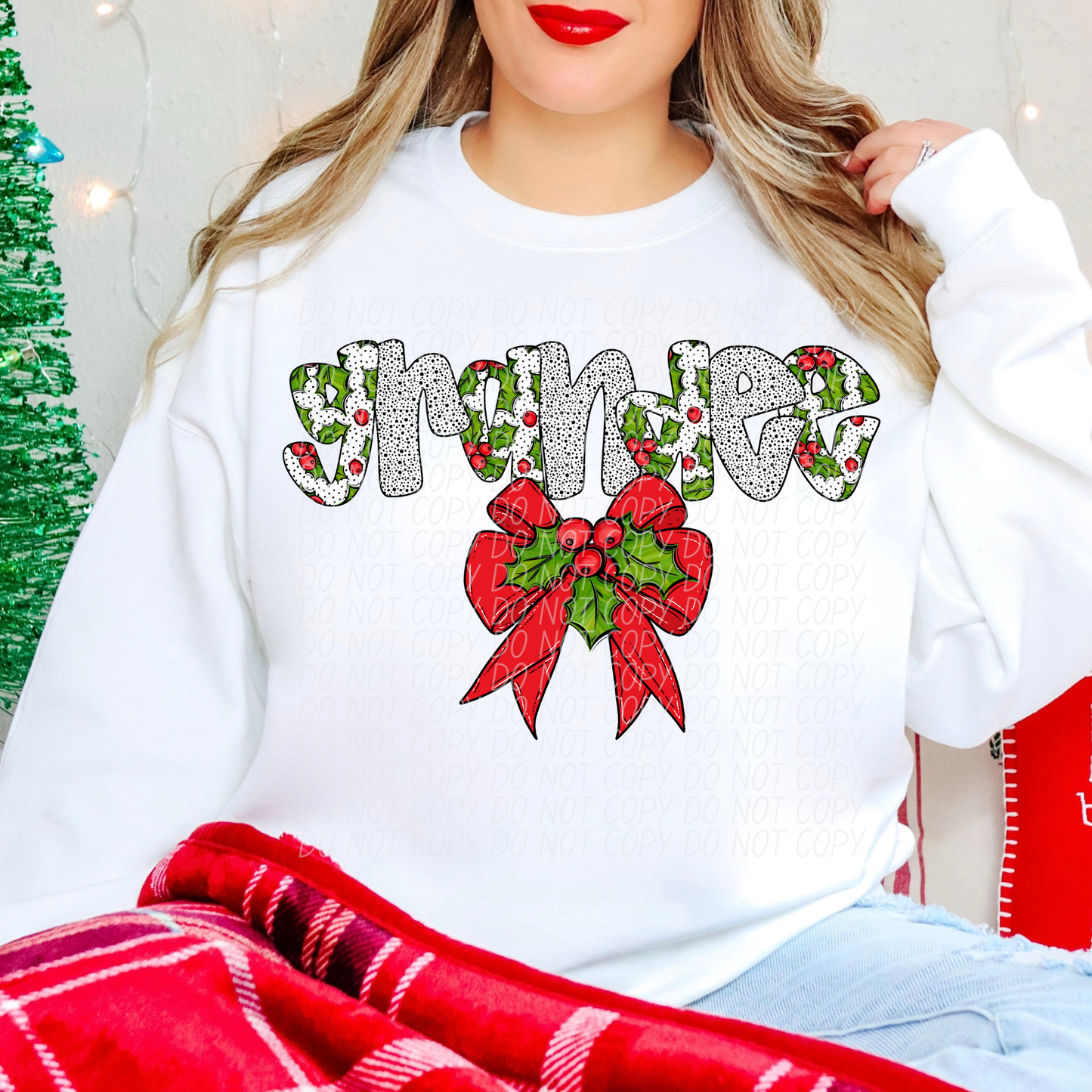 Holly Dot Names (DROPDOWN)-DTF&UV