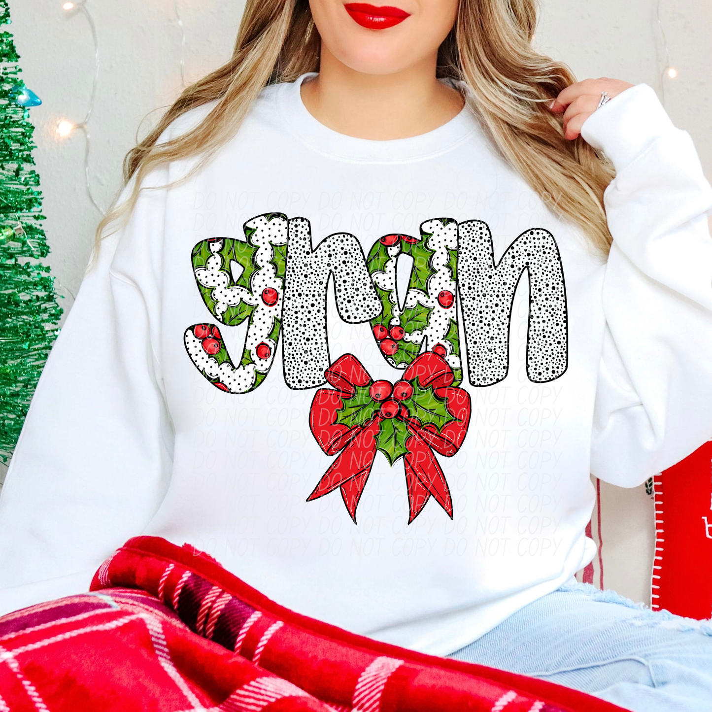 Holly Dot Names (DROPDOWN)-DTF&UV