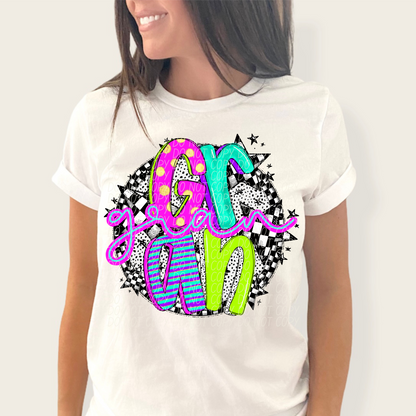 Neon Names(Dropdown)-DTF