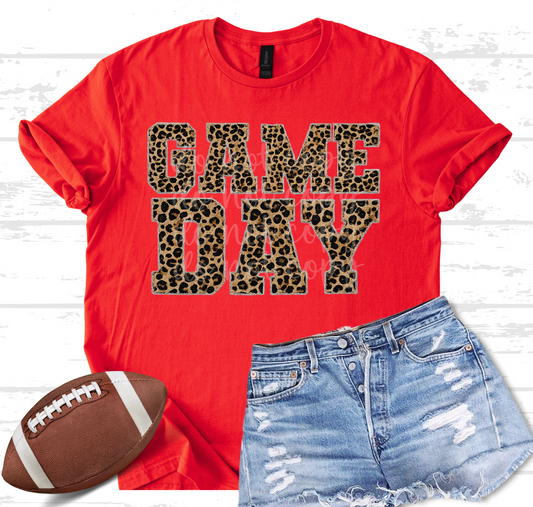 Game day animal print -DTF&UV