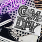 Game Day Baseball faux sequin-DTF
