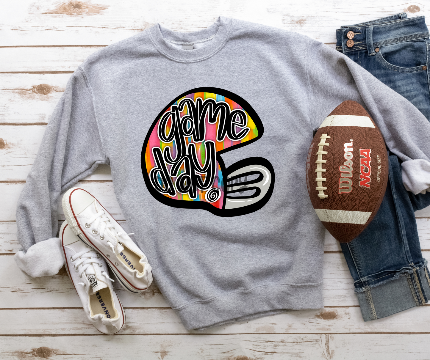 Game Day Brush Strokes-DTF