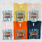 Game Day Football faux sequin embroidery (Color Dropdown)-DTF&UV
