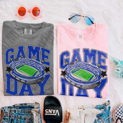 Game Day Football Blue-DTF&UV
