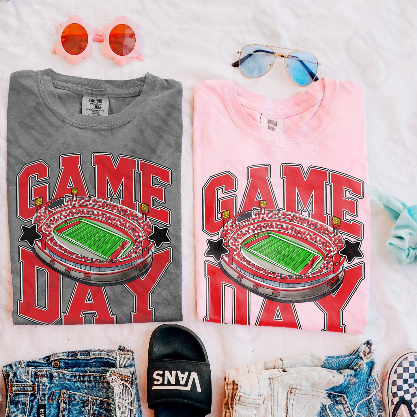 Game Day Football Crimson-DTF&UV
