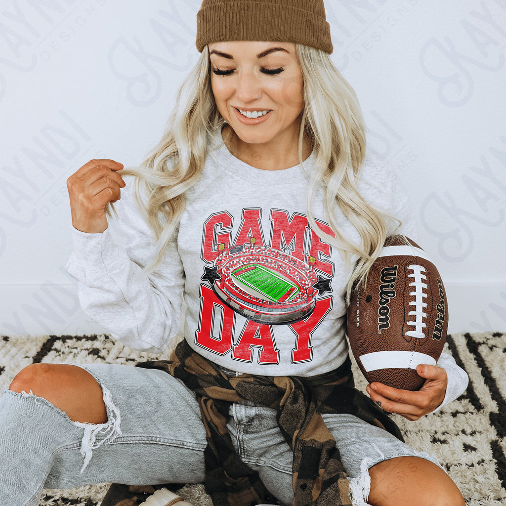 Game Day Football Crimson-DTF&UV