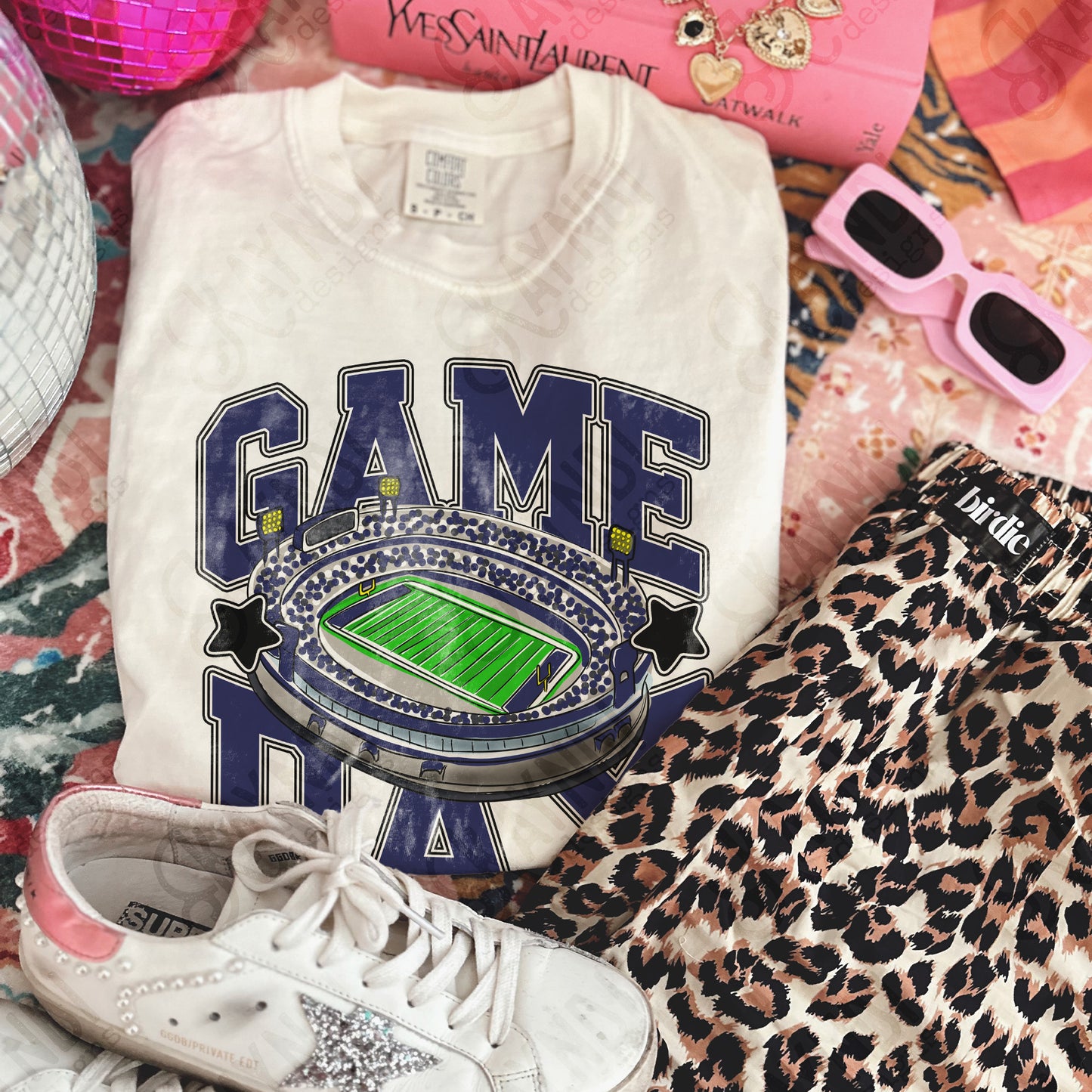 Game Day Football Navy-DTF&UV