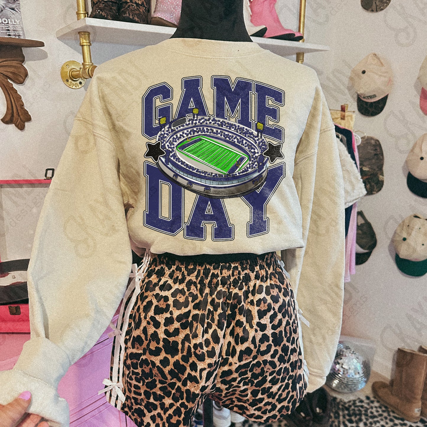 Game Day Football Navy-DTF&UV