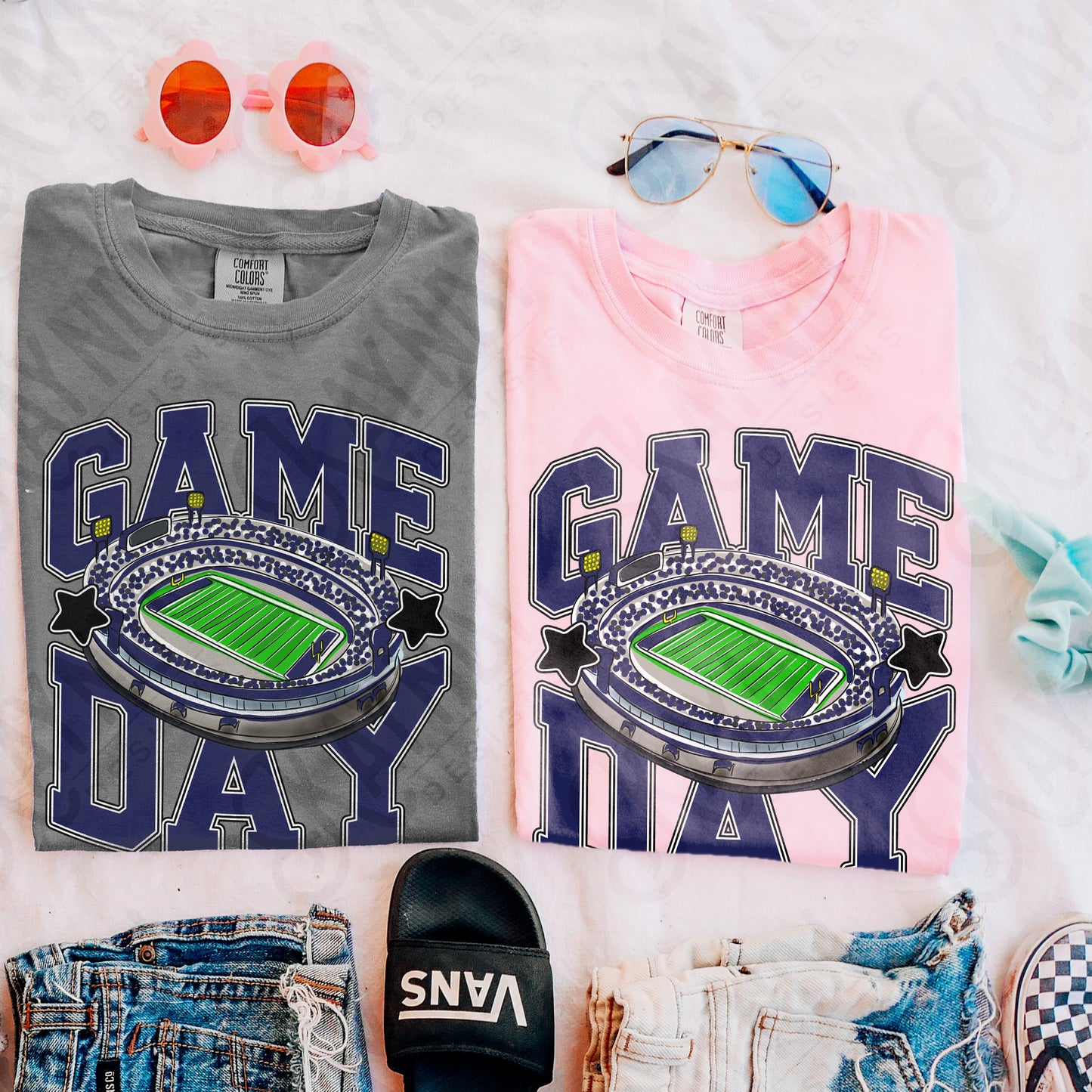 Game Day Football Navy-DTF&UV