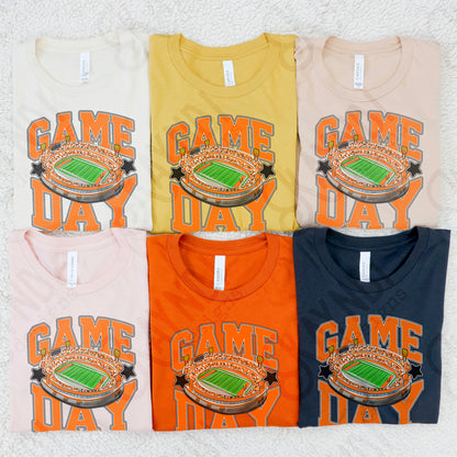 Game Day Football Orange-DTF&UV