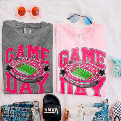 Game Day Football Pink-DTF&UV