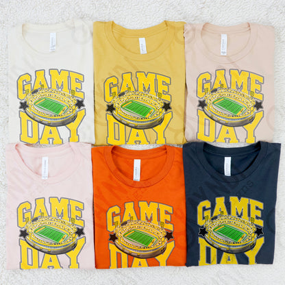 Game Day Football Yellow-DTF&UV