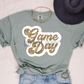 Game day glitter gold-dtf