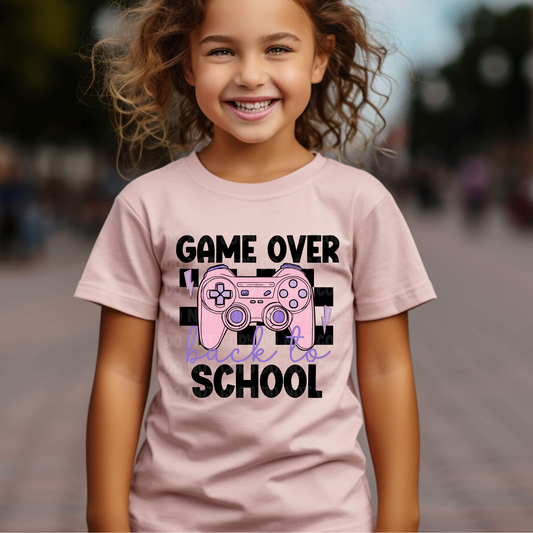 Game over pink-DTF