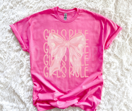 Girls rule-DTF&UV