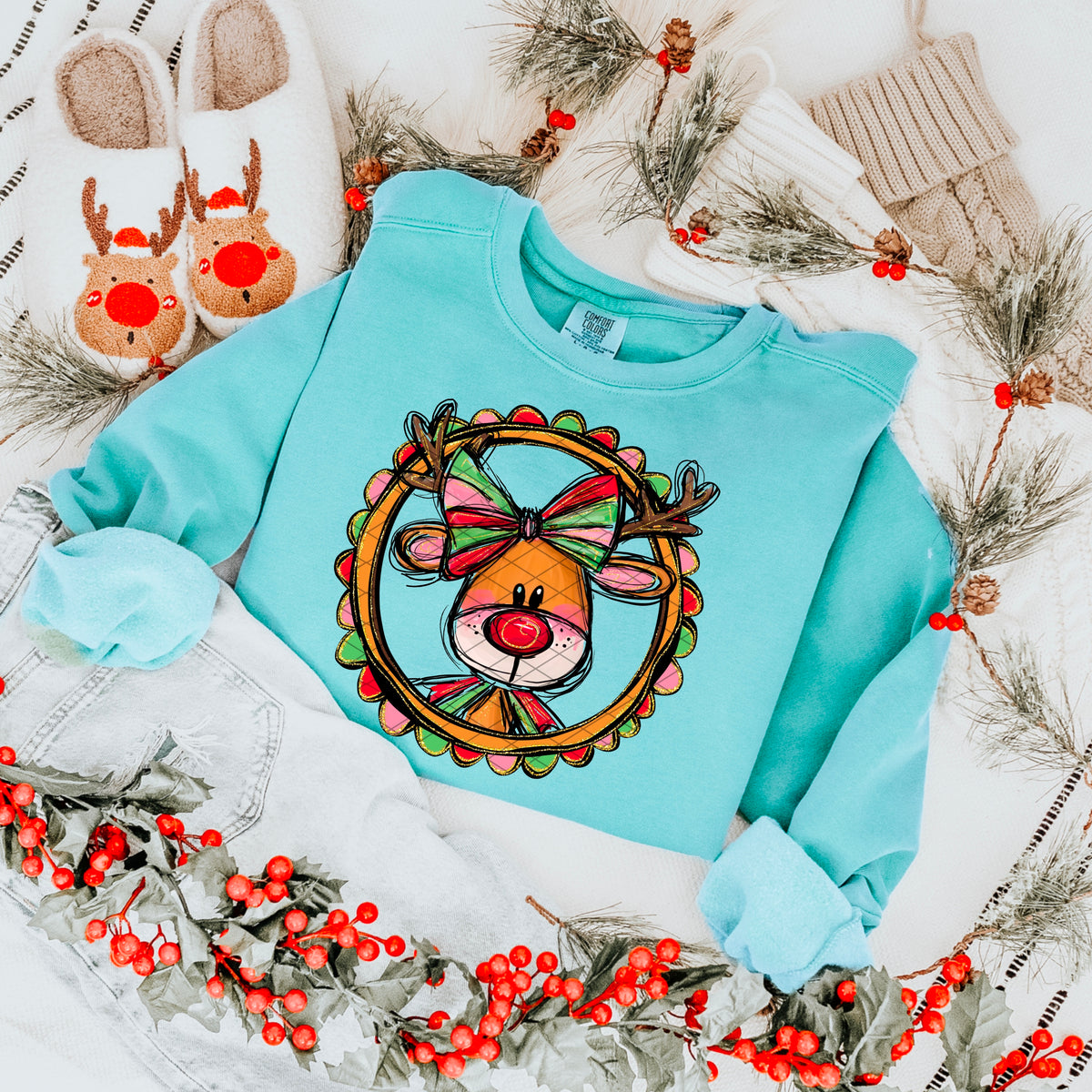 Girly Rudolph-DTF&UV