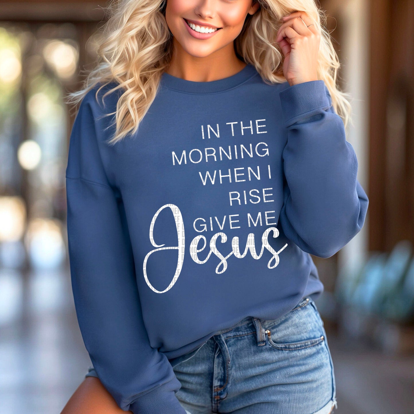 Give me Jesus(White)-DTF