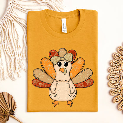 Glitter Turkey-DTF & UV