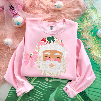 Glittered Up Santa Light-DTF&UV
