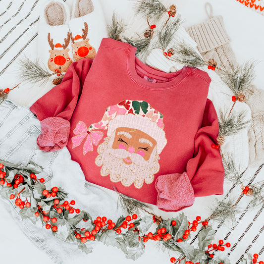 Glittered Up Santa Light-DTF&UV