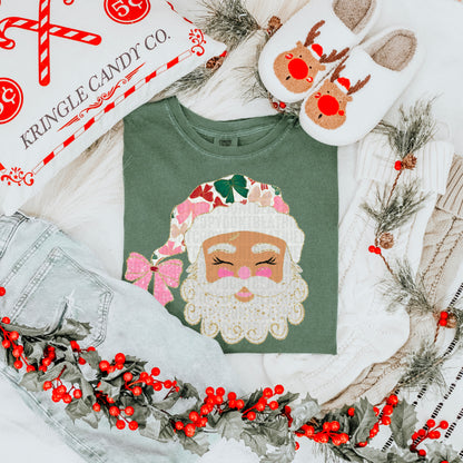 Glittered Up Santa Light-DTF&UV