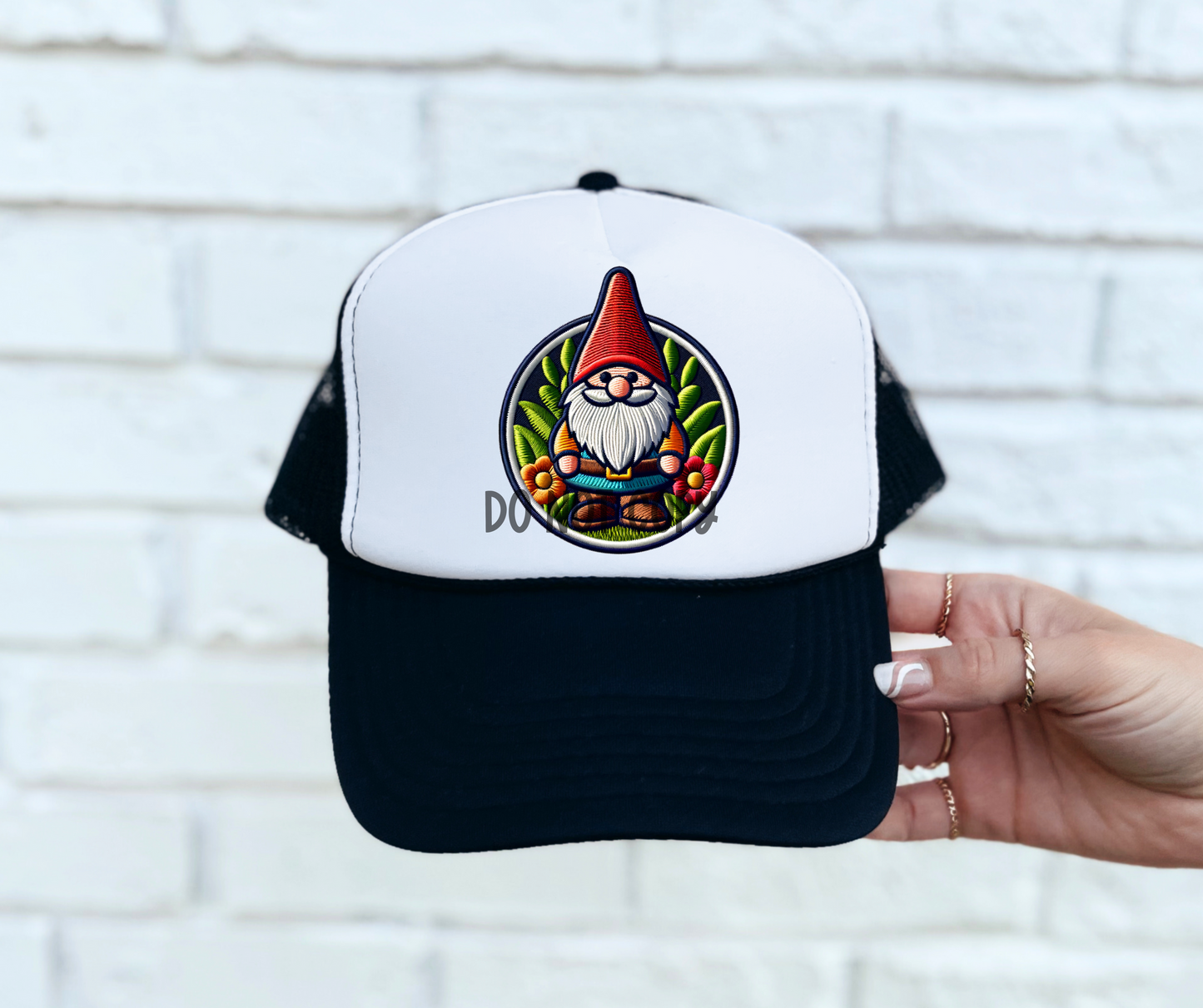 Gnome1 Hat patch-DTF