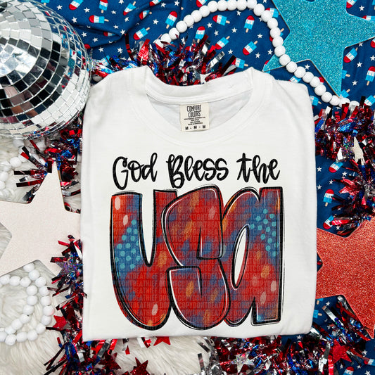 God Bless the USA- DTF&UV