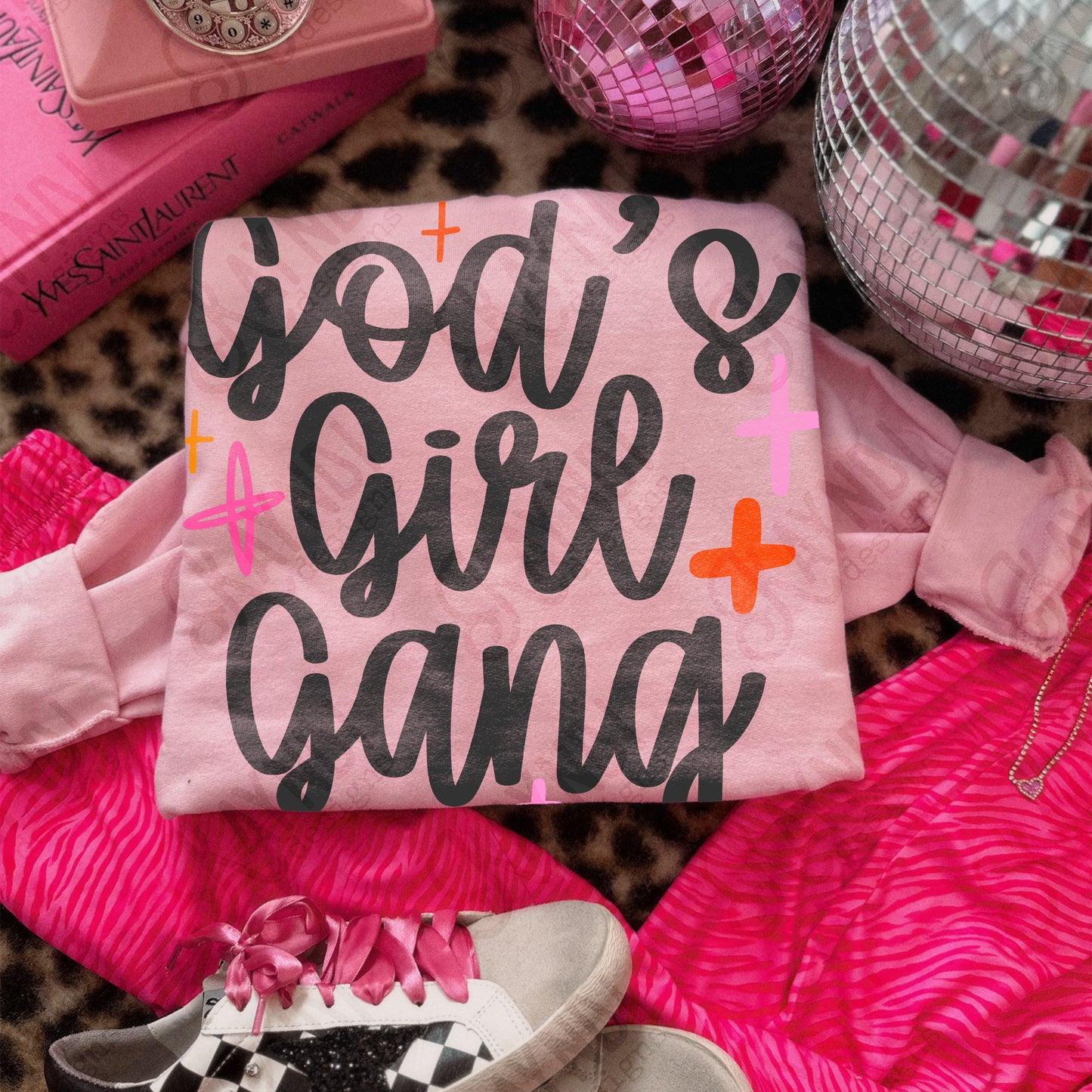 God's Girl Gang colorful -DTF&UV