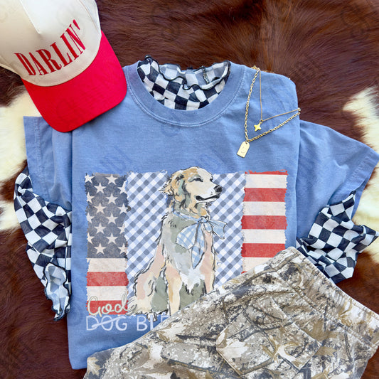 God not Dog Bless America -DTF&UV