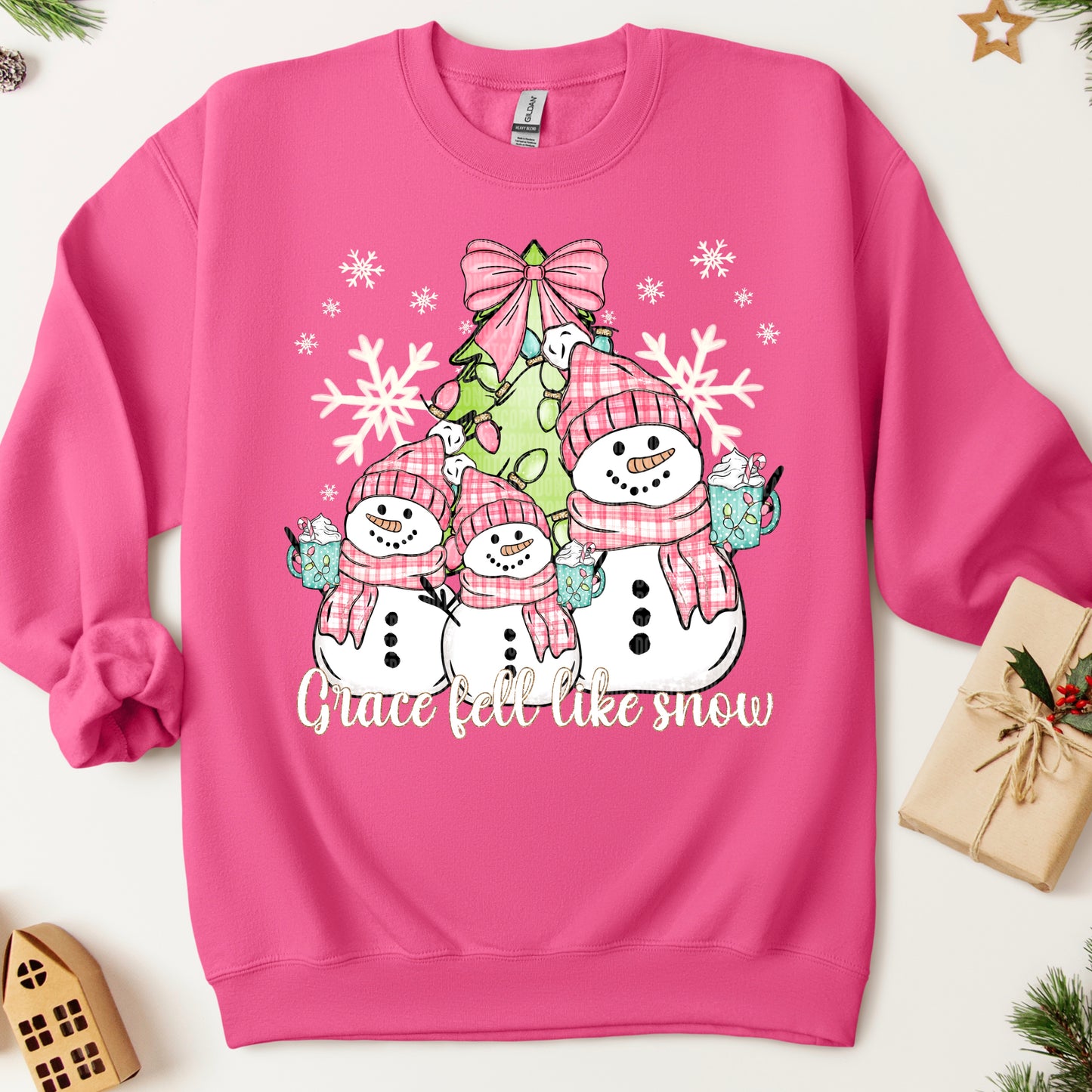 Grace fell like snow-DTF&UV