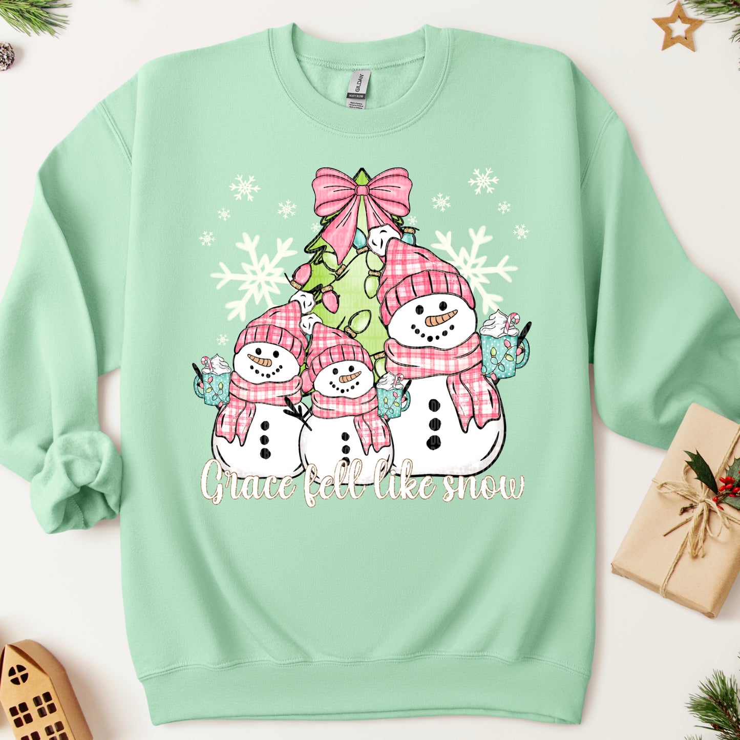 Grace fell like snow-DTF&UV