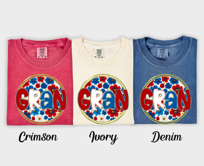 Floral 4th of July (dropdown)-DTF&UV