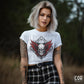 Skeleton Face Red Wings - DTF